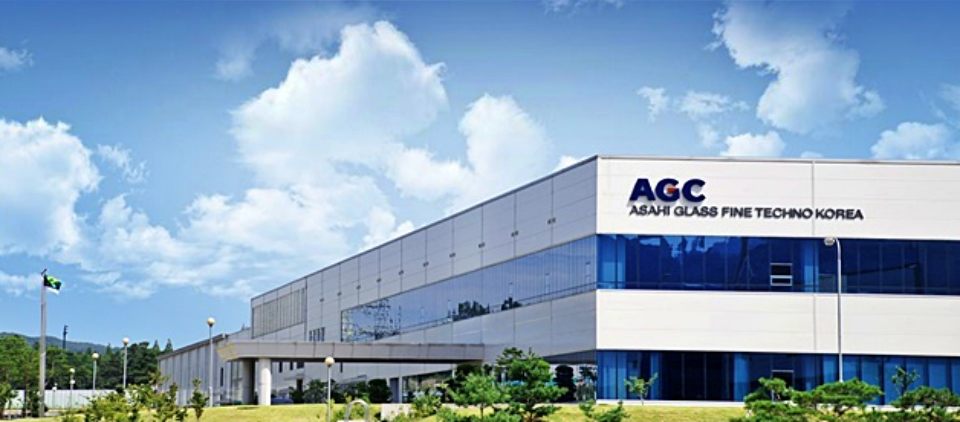 경북 구미공단에 있는 아사히글라스 / 사진.
