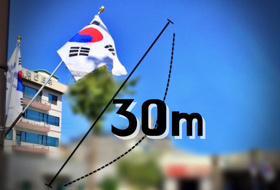 경주시의 태극기 달기 범시민 운동 전개(2020.10) / 사진.경주시, 그래픽.평화뉴스 김영화 기자