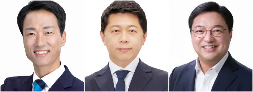 박형룡, 서재헌, 허소 민주당 대구시당 위원장 후보자들 / 사진.민주당 대구시당