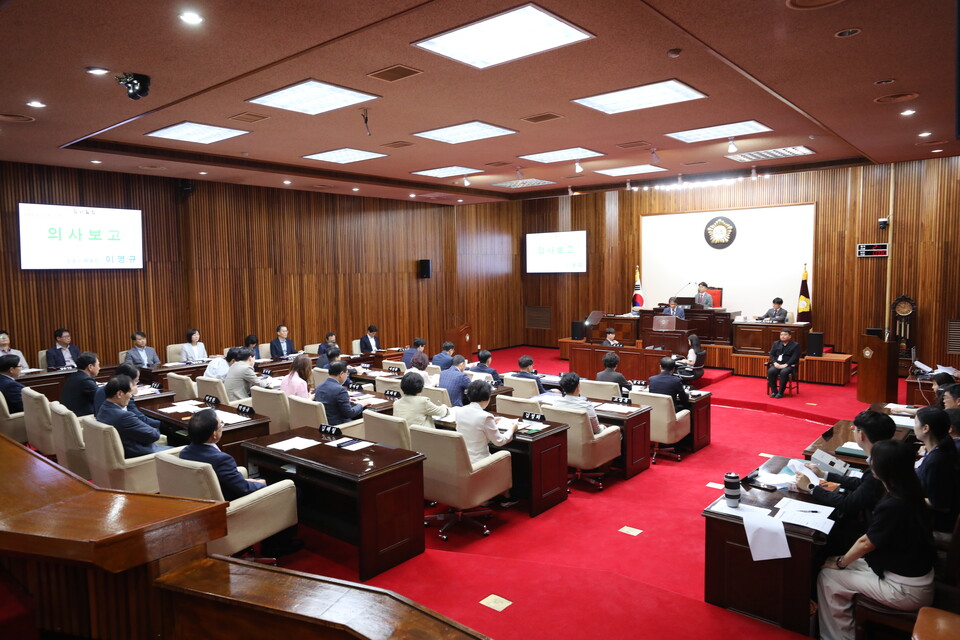 달서구의회 제306회 임시회(2024.7.26) / 사진 출처.달서구의회