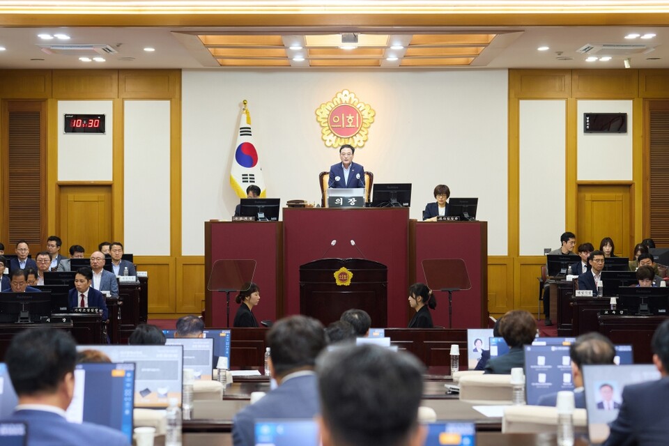 대구시의회 제310회 임시회 본회의(2024.7.16) / 사진 출처.대구시의회