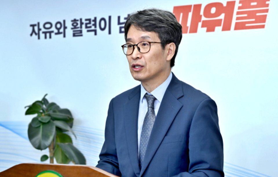 정의관 대구시 보건복지국장이 '재가노인 지원서비스' 개편 방안에 대해 설명하고 있다.(2024.10.8.대구시청 동인청사) / 사진.대구시