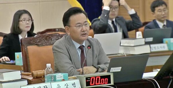 국민의힘 유상범 의원은 야당의 비판에 대해 "죄가 될 수 없는 사건"이라고 검찰의 무혐의 처분을 옹호했다. (2024.10.17) / 사진.국회