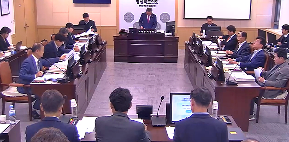 경상북도의회 문화환경위원회의 경북문화재단 2024년 행정사무감사(2024.11.7) / 사진.경북도의회