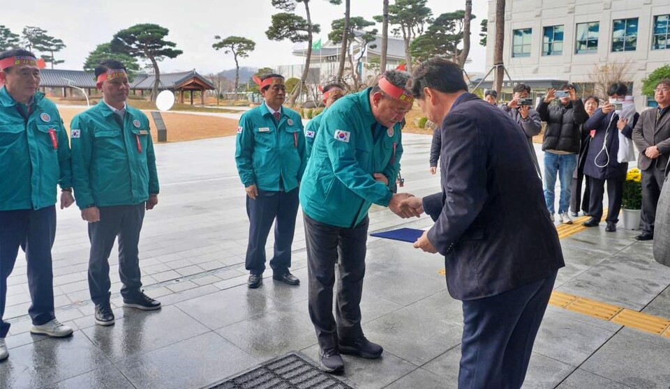 경북 북부 기초의회 의장들이 경북도에 