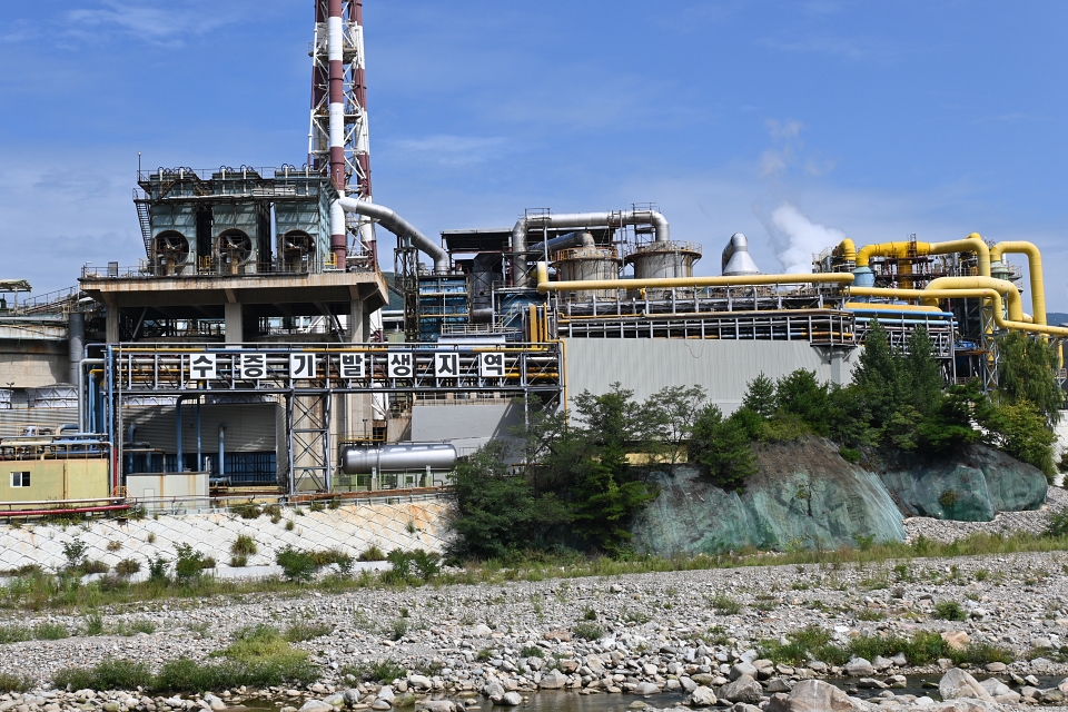 경북 봉화군 석포면 아연 제조공장 '영풍 석포제련소' 전경(2024.9.11) / 사진.평화뉴스 정준민 기자