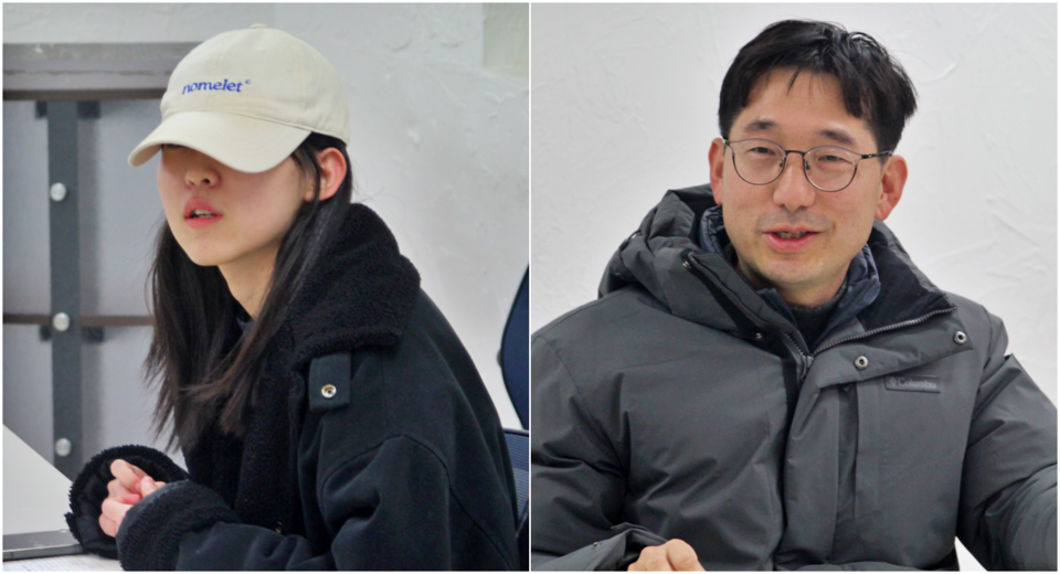 (왼쪽부터) 김지현 위원, 정현태 위원(2024.12.23) / 사진.평화뉴스 정준민 기자