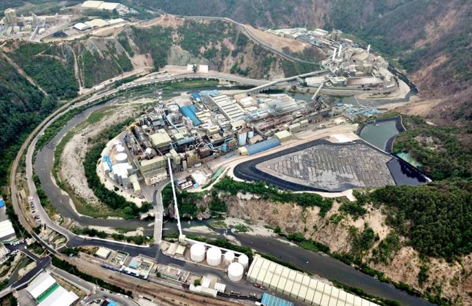 경북 봉화군 영풍 석포제련소 전경 / 사진 출처.대구환경운동연합