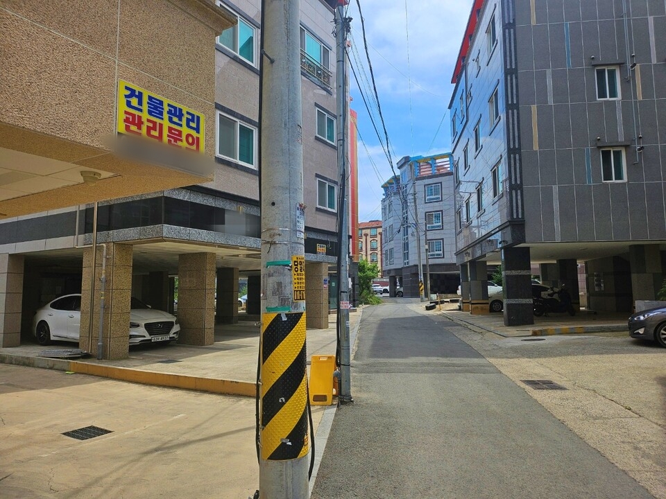 경북 경산시 압량읍 일대 다가구주택 밀집 지역(2024.6.14) / 사진.평화뉴스 정준민 기자