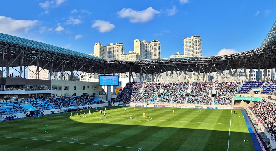 대구FC의 홈 경기장인 대구 북구 고성동 DGB대구은행파크 / 사진.평화뉴스 정준민 기자