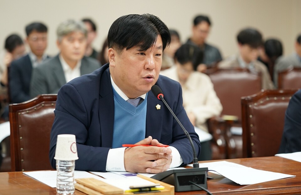 차현민 수성구의원이 발언 중이다.(2025.3.17) / 사진 출처.수성구의회