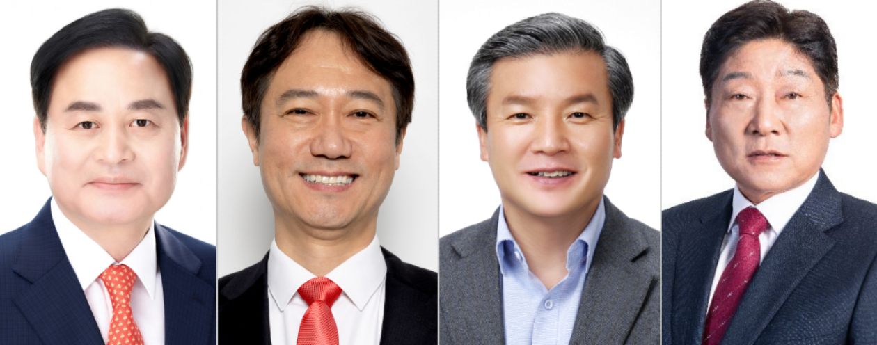 (왼쪽부터) 4.2재보궐선거 대구경북지역 당선자...국민의힘 김천시장 배낙호, 대구시의원 달서구 제6선거구 김주범, 경북도의원 성주군 선거구 무소속 정영길, 국민의힘 고령군의원 나선거구 나영완 당선인 / 사진.중앙선거관리위원회 홈페이지 