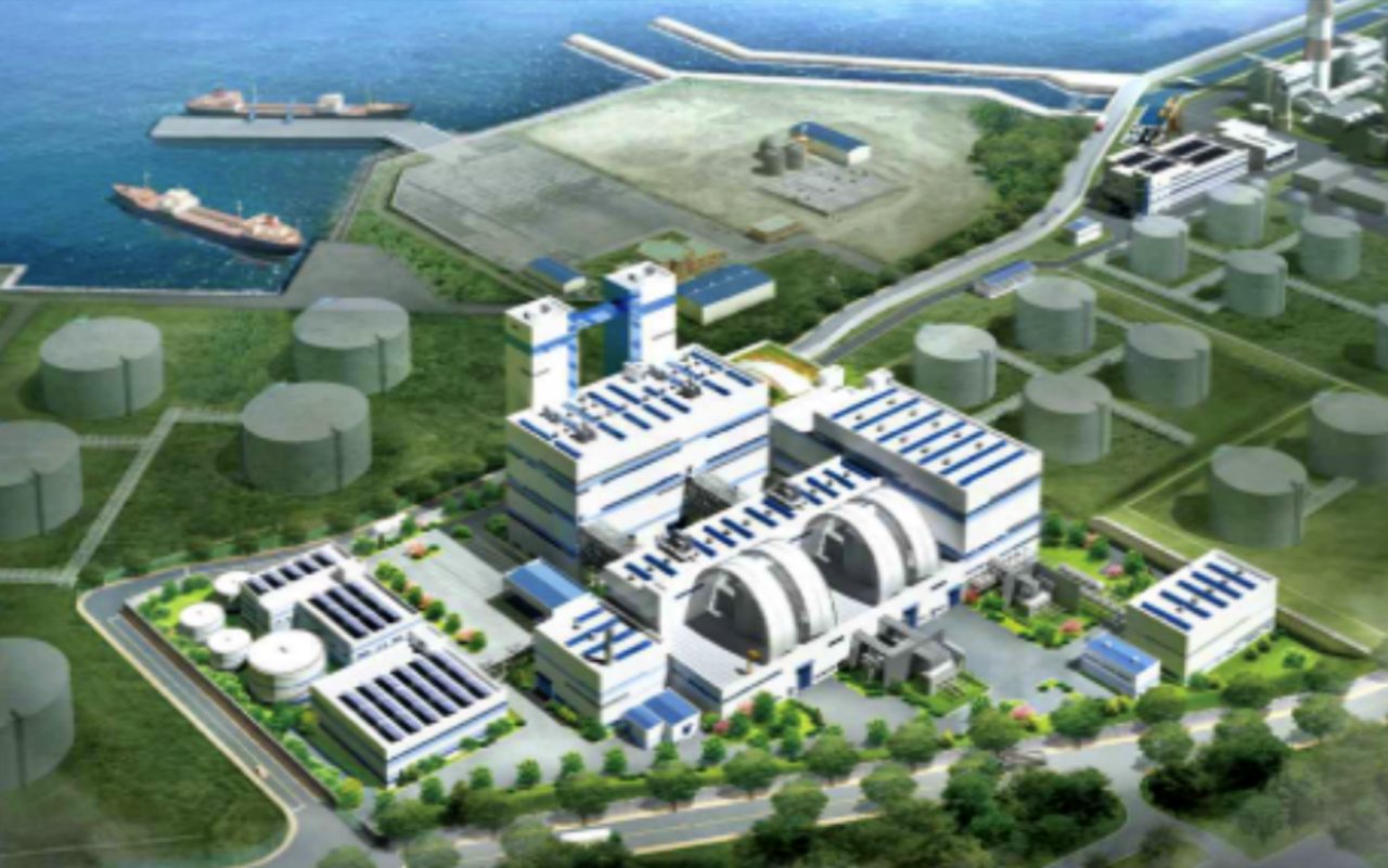 울산에 있는 LNG복합화력발전소 모습 / 사진.한국전력기술 