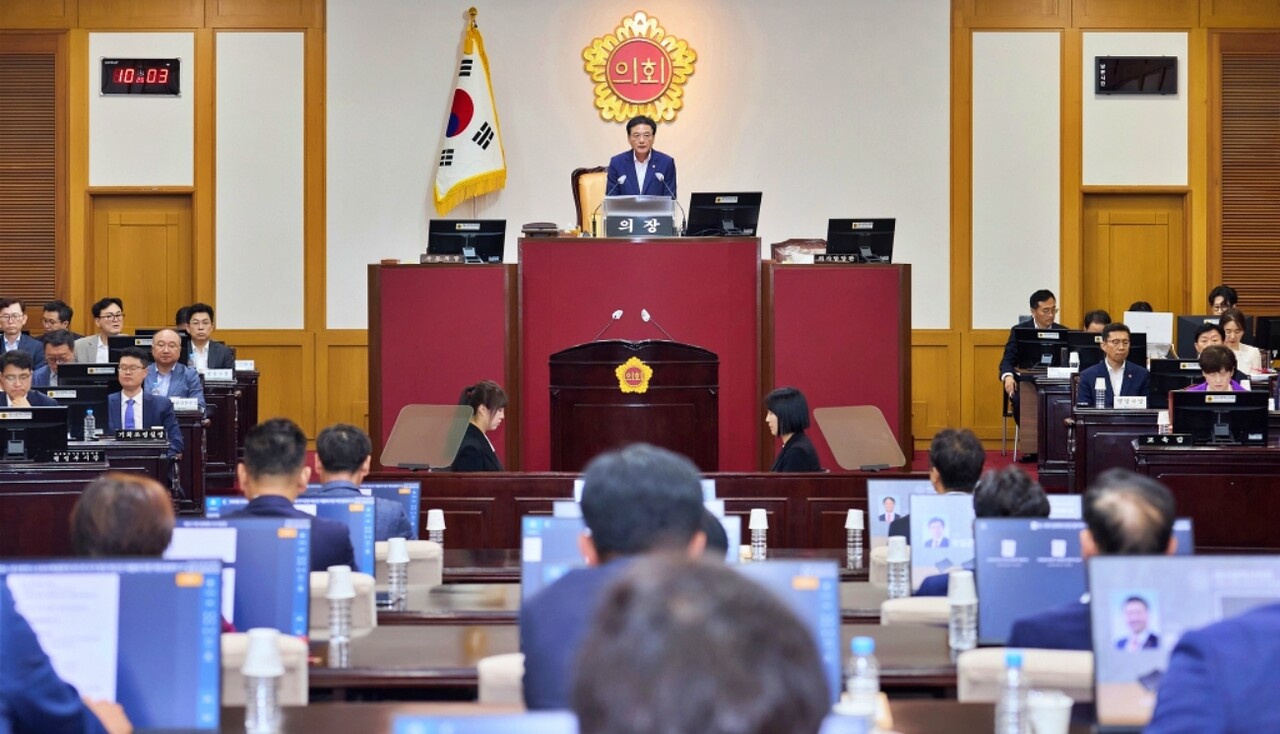 대구시의회 제317회 정례회(2025.6.10) / 사진 출처.대구시의회