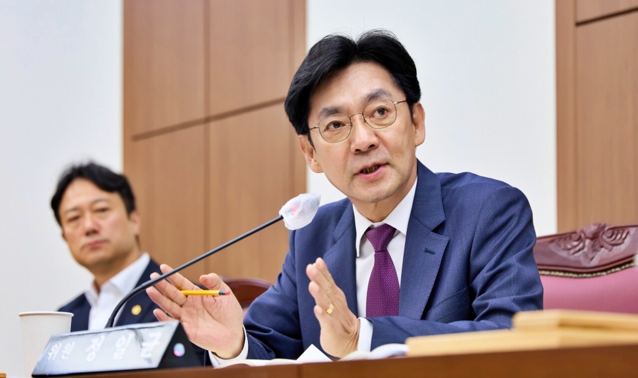 정일균 대구시의원이 발언하고 있다.(2025.4.24) / 사진 출처.대구시의회