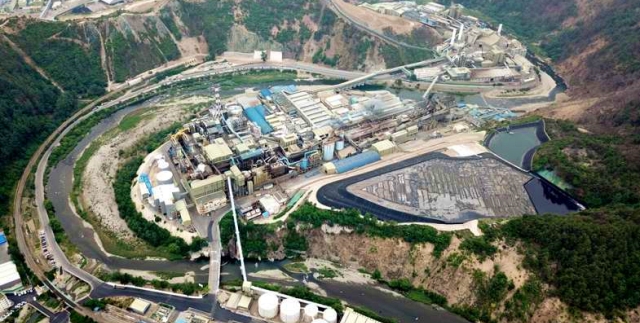 경북 봉화군에 있는 영풍 석포제련소 전경 / 사진. 대구환경운동연합