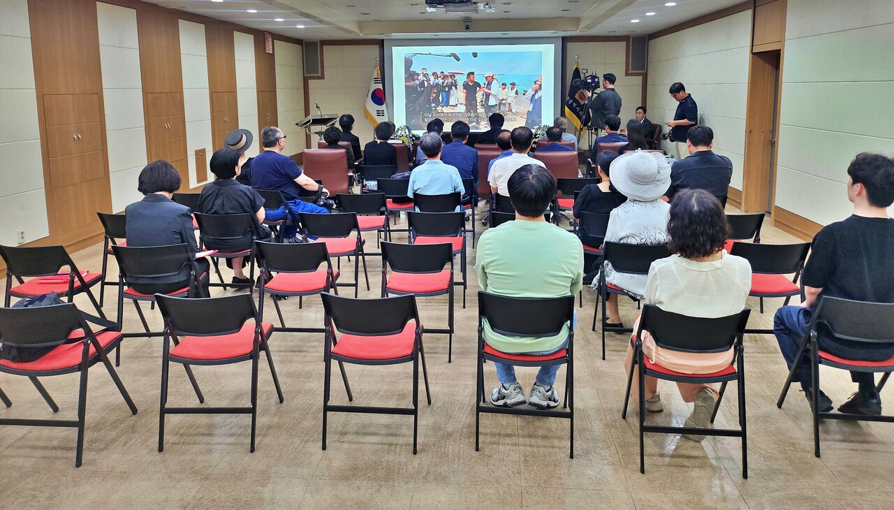  '장생탄광 희생자 추모제'(2025.9.29.대구시의회 대회의실) / 사진.평화뉴스 정준민 기자