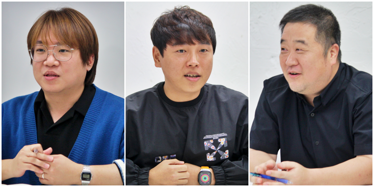 (왼쪽부터) 김재환 위원, 정태운 위원, 원영민 위원(2025.10.28) / 사진.평화뉴스 정준민 기자